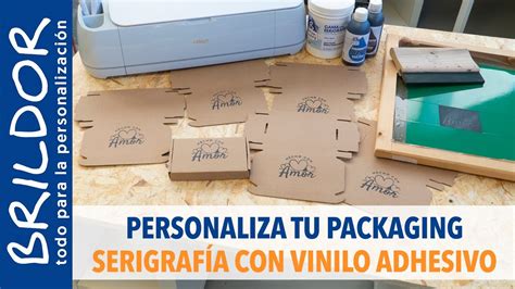 Diy Packaging Personalizado Vinilo Serigraf A Youtube