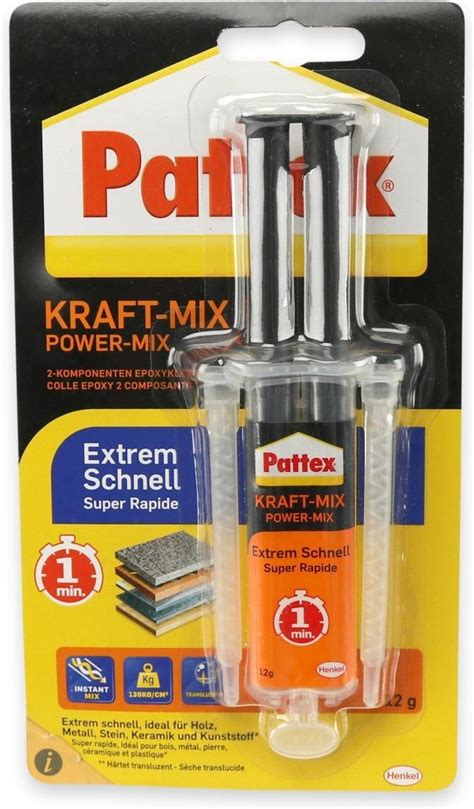 Pattex Kraft Mix 2 Componenten Epoxy Lijm Bol