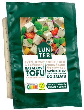 Tofu bazalkové 180g Lunter