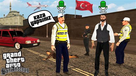 GTA SAN ANDREAS MTA TÜRKİYE MODU 2023 SESLİ ROLEPLAY YouTube