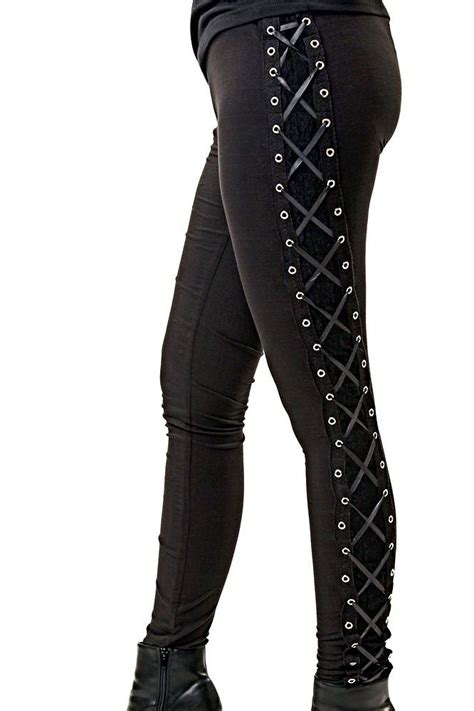 Poizen Industries Vixxsin Corset Leggings Black Click To