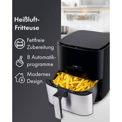 Friteuse Air Chaud L Noir Clatronic Fr H