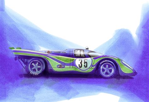 Porsche 917 Psychedelic Martini Racing Team Citroën Sm F1 Season