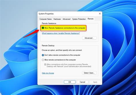 How To Turn On Or Off Remote Assistance Connections In Windows 11
