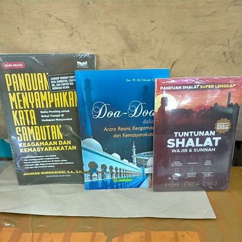 Jual Paket Buku Panduan Menyampaikan Kata Sambutan Keagamaan Dan