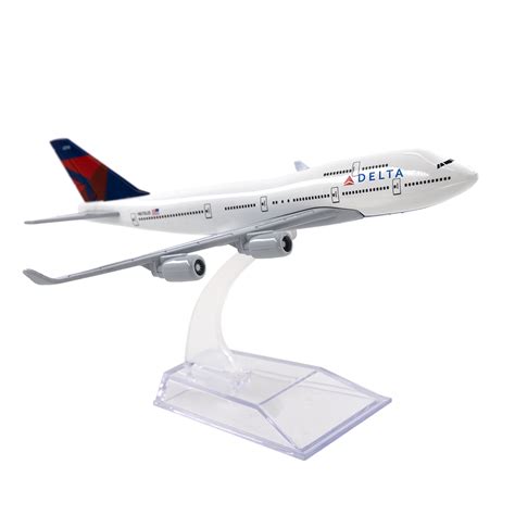 1:400 Delta Airlines Boeing 747 Airplane Metal Diecast Aircraft Model ...