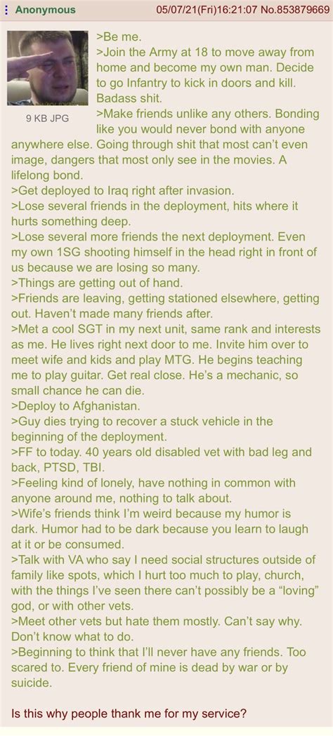 Anon Joins The Military R Greentext Greentext Stories Know Your