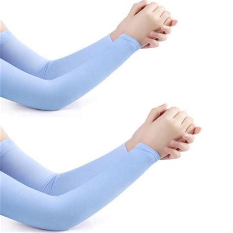 Long Gloves Scar Cover Arm Sleeves Ice Silk Sunscreen Arm Sleeves Sun