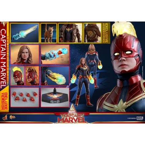 Hot Toys MMS Captain Marvel Th Scale Captain Marvel Deluxe Version Shopee Malaysia