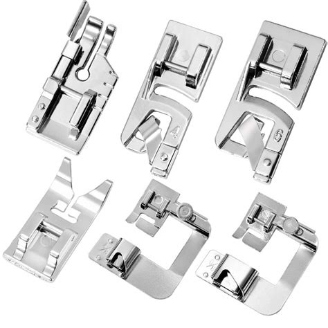 6 Pcs Sewing Machine Feet Kit Home Sewing Machine Feet Presser Feet