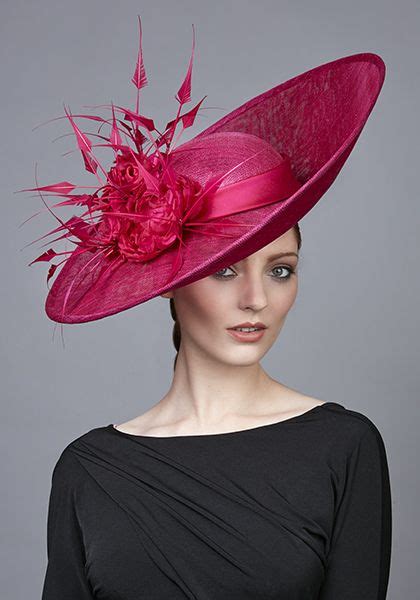 Rachel Trevor Morgan Millinery Spring Summer 2017 R1774 Deep Pink