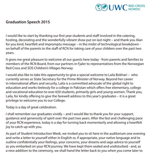 9+ FREE Graduation Thank You Speech Examples – Templates Show