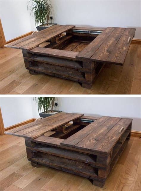 Pallet Wood Coffee Table Designs Existence Unknown