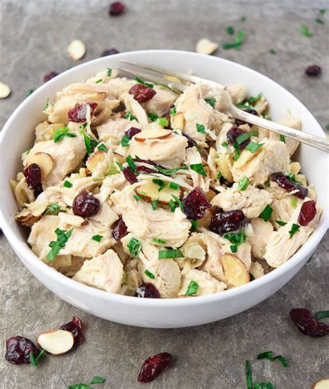 Healthy Cranberry Chicken Salad Recipe • Tastythin