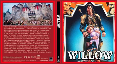 Willow 1988 Custom Replacement Blu Ray Cover W Empty Case Mad Martigan