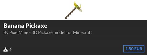 Download Banana Pickaxe on Polymart.org