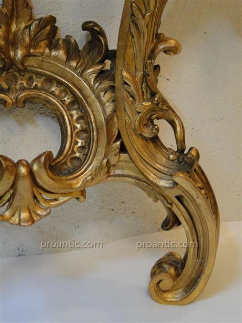 Proantic Console En Bois Sculpte Et Dore D Epoque Louis Xv Xviiieme