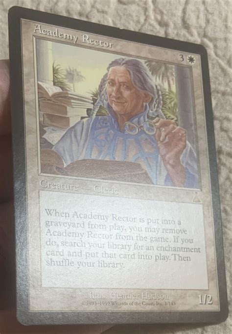 Mtg Academy Rector Nm Ex Urza S Destiny Regular Rare Ebay