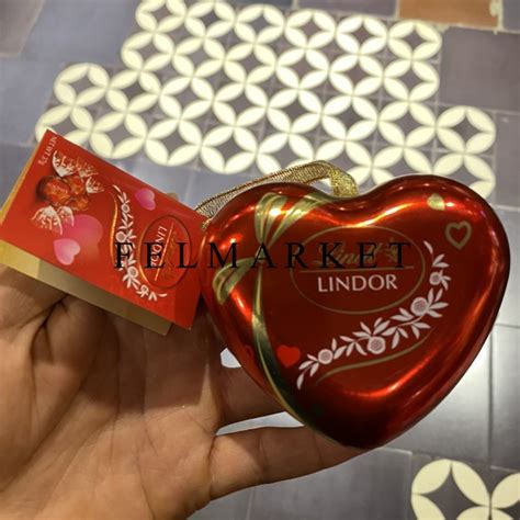 Jual Cokelat Lindt Lindor Trio Heart Tin Coklat Lindor Pack