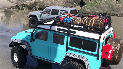 Traxxas Trx4 Defenderaxial Scx10 Iihpi Toyota Fj Cruiser Beach