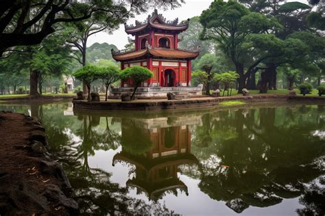 Temple De La Littérature Hanoi Au Vietnam Voyage En Asie