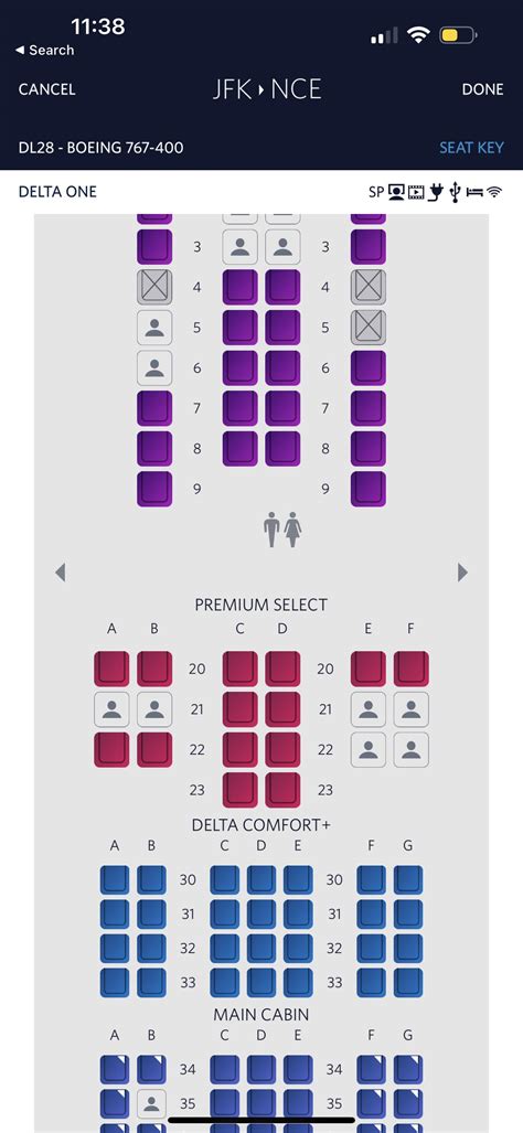 6 7 Hour Flight What Are The Best Premium Select Seats For A Couple B 767 400 Rdelta