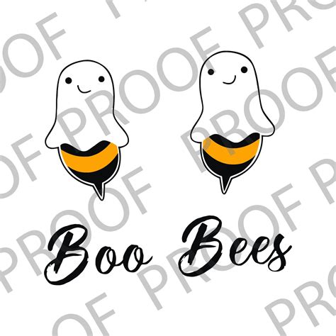 Boo Bees Svg Digital Svg Etsy