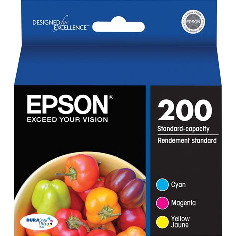 Epson T200 Durabrite Ultra Genuine Ink Standard Capacity Color Combo Pack