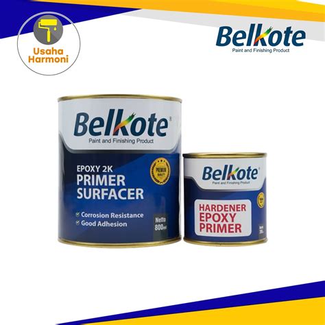 Jual Epoxy Belkote 2k Primer Surfacer Hardener Ukuran 1 Liter