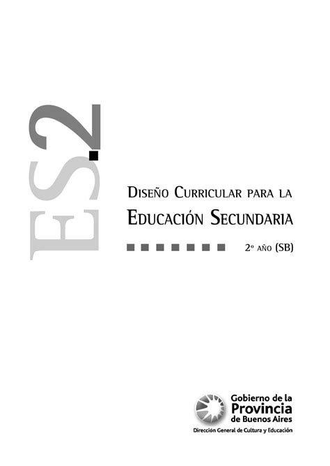 Calaméo Diseño Curricular Secundaria 2º año