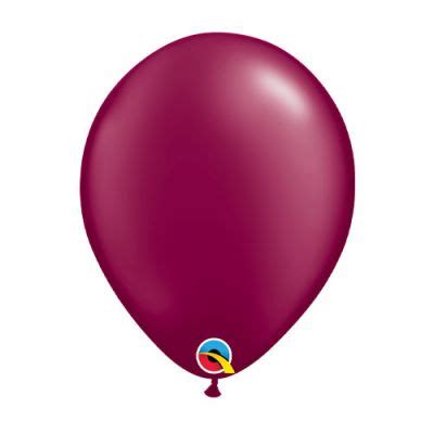 Qualatex 28cm Pearl Burgundy Latex Balloon Online Costume Shop