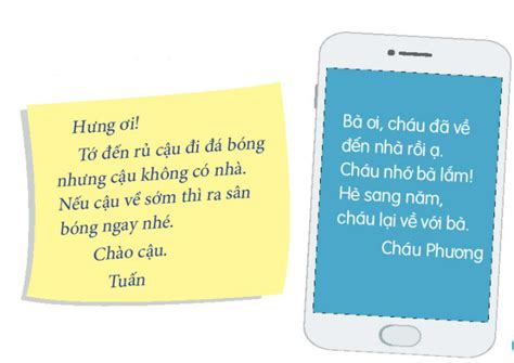 So sánh để tìm những điểm giống nhau và khác nhau giữa hai tin nhắn dưới