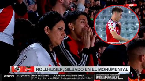 El Recibimiento Hostil De Los Hinchas De River A Rollheiser Después De