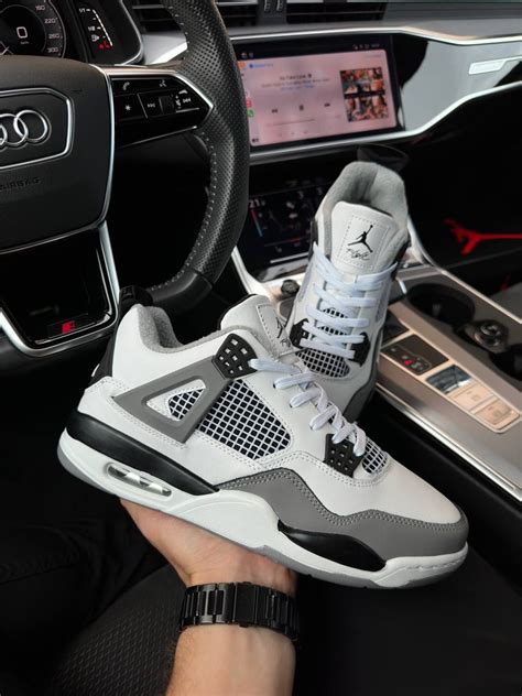 Кроссовки Nike Air Jordan 4 зимние с мехом. Найк джордан 4.: 1 669 грн ...