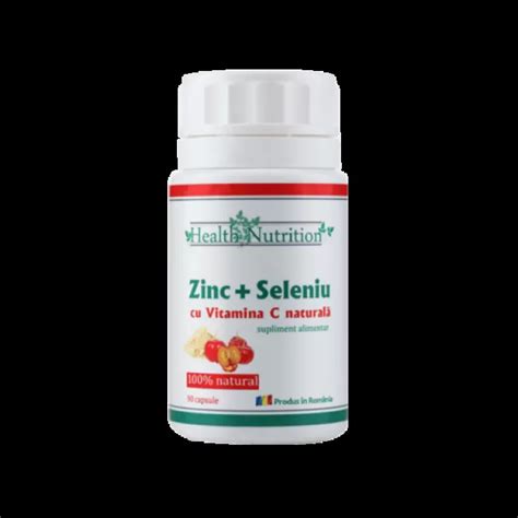 Zinc Cu Seleniu Si Vit C Cps Health Nutrition Revobio Ro