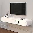 Amazon Bixiaomei Floating Tv Stand In Solid Wood High Gloss