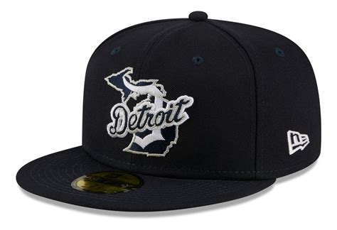 New Era Gorra Detroit Tigers Local 59fifty Fitted Cerrada Envío Gratis