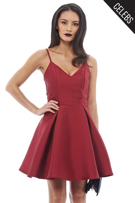 Metallic Skater Dress Dresses Red Skater Dress Skater Dress