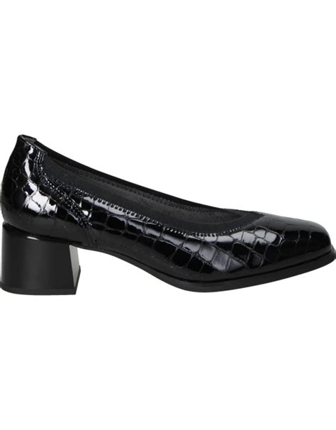 Zapatos Negros De Tac N Pitillos Para Mujer Online En Megacalzado