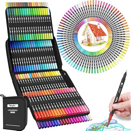 Hethrone Pinselstifte Filzstifte Set Farben Dual Brush Pen Set