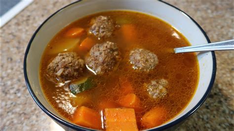 CALDO DE ALBÓNDIGAS DE RES RÁPIDO FACIL Y DELICIOSO YouTube