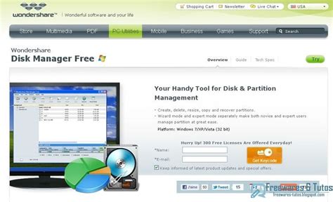 Wondershare Disk Manager Free Un Logiciel Gratuit De Gestion Des