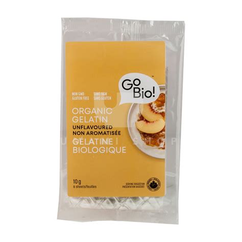 Organic Gelatine Sheet Gf Umami Shop Canada