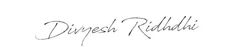 85 Divyesh Ridhdhi Name Signature Style Ideas Professional Esign