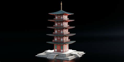 Japanese Pagoda - Blender Market