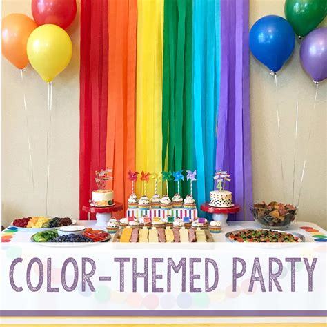 Party Color Themed - Crafting Cheerfully