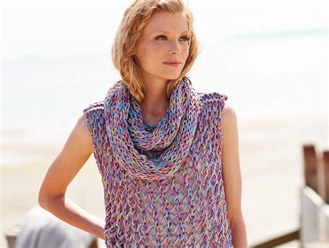 Mille Fili Lochmustertop Und Loop Crochet Wrap Pattern Crochet Scarf