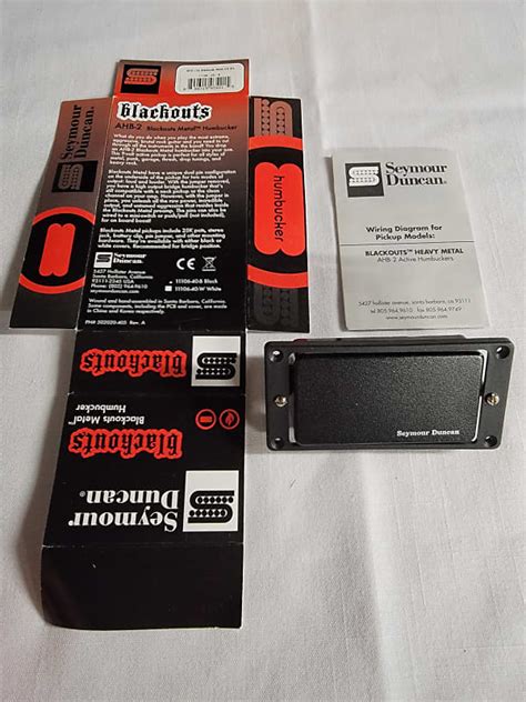 Seymour Duncan Blackouts Heavy Metal AHB 2 Bridge Pickup Reverb