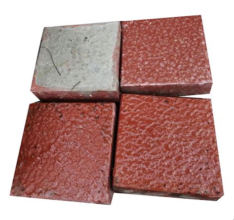 Red Concrete 60mm Interlocking Paver Block For Flooring At Rs 16 Piece