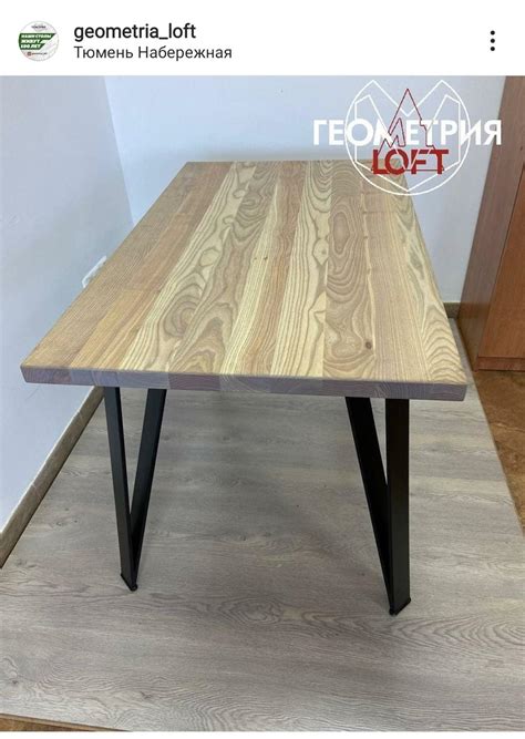 Столы из металла и дерева - Геометрия LOFT